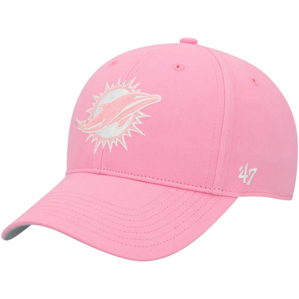 Miami Dolphins '47 Girls Youth Rose MVP Adjustable Hat Pink - 47 brand