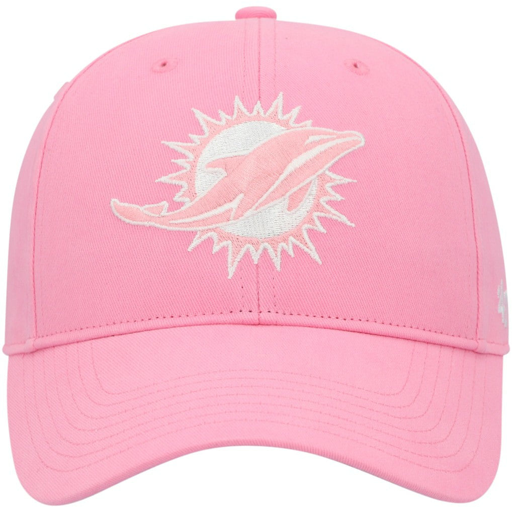 Miami Dolphins '47 Girls Youth Rose MVP Adjustable Hat Pink - 47 brand