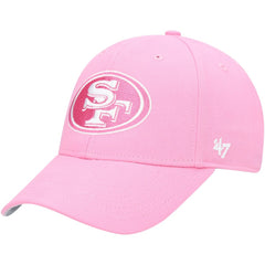 San Francisco 49ers '47 Girls Youth Rose MVP Adjustable Hat Pink - 47 brand