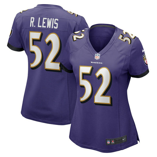 Ray Lewis Baltimore Ravens Women's Retired Player Jersey - Purple | NFL Jerseys