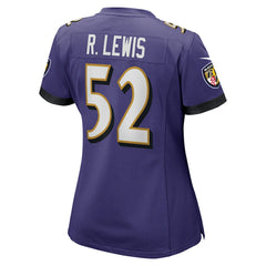 Ray Lewis Baltimore Ravens Women's Retired Player Jersey Purple - Nike
