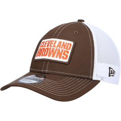 Cleveland Browns New Era 9FORTY Trucker Snapback Hat Brown - NFL