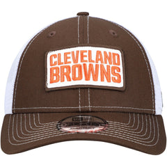 Cleveland Browns New Era 9FORTY Trucker Snapback Hat Brown - NFL