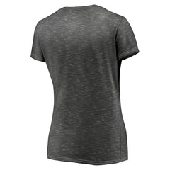 Tampa Bay Buccaneers Women's League Leader Space Dye V-Neck T-Shirt Charcoal - Fanatics