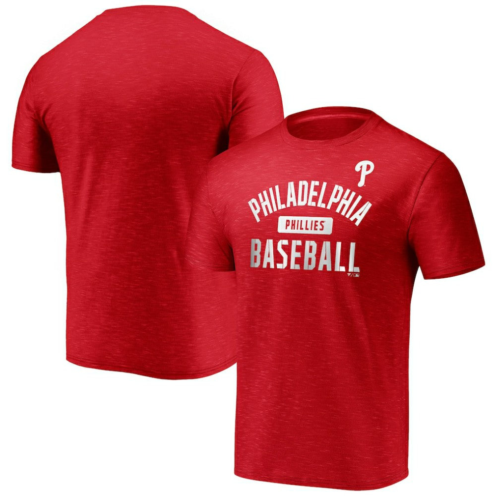 Philadelphia Phillies Fanatics Primary Pill Space Dye T-Shirt Lifestyle