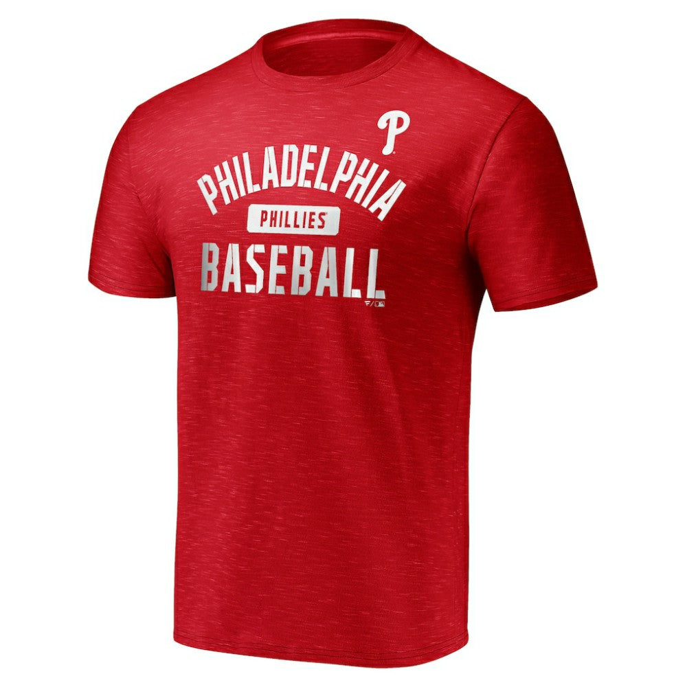 Philadelphia Phillies Fanatics Primary Pill Space Dye T-Shirt Lifestyle