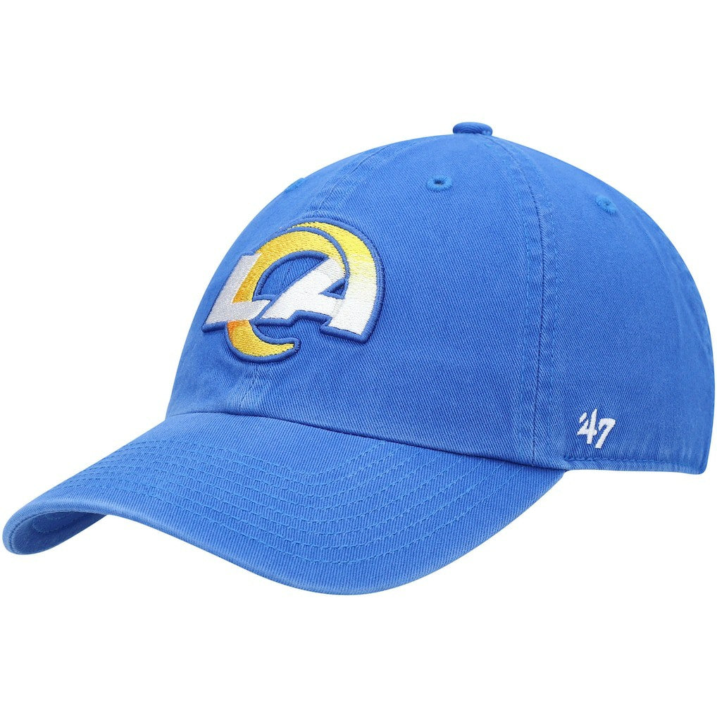Los Angeles Rams '47 Clean Up Primary LA Adjustable Hat Royal - 47 brand