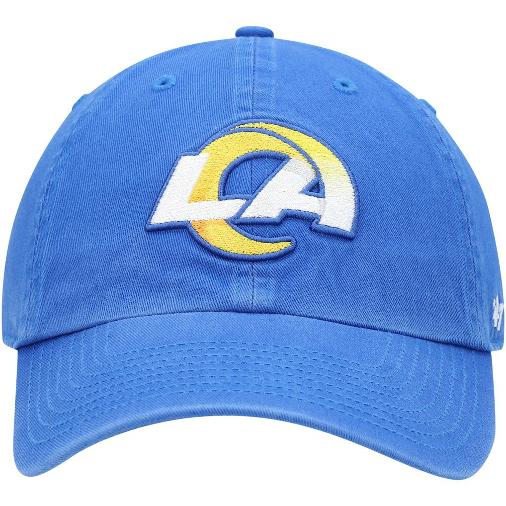 Los Angeles Rams '47 Clean Up Primary LA Adjustable Hat Royal - 47 brand
