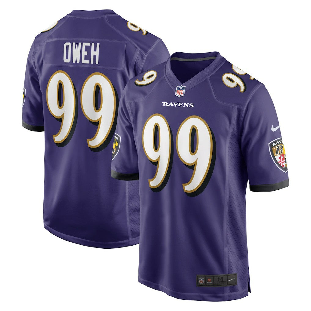 Odafe Oweh Baltimore Ravens Game Jersey Purple - Nike