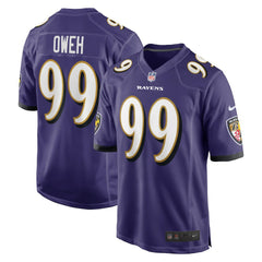 Odafe Oweh Baltimore Ravens Game Jersey Purple - Nike