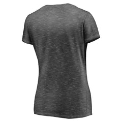 Fanatics - Boston Celtics Women's Double-Fade Space-Dye V-Neck T-Shirt - Charcoal
