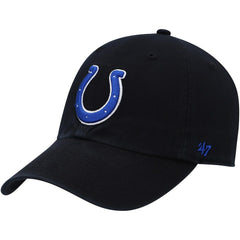 Indianapolis Colts '47 Clean Up Alternate Adjustable Hat Black - 47 brand