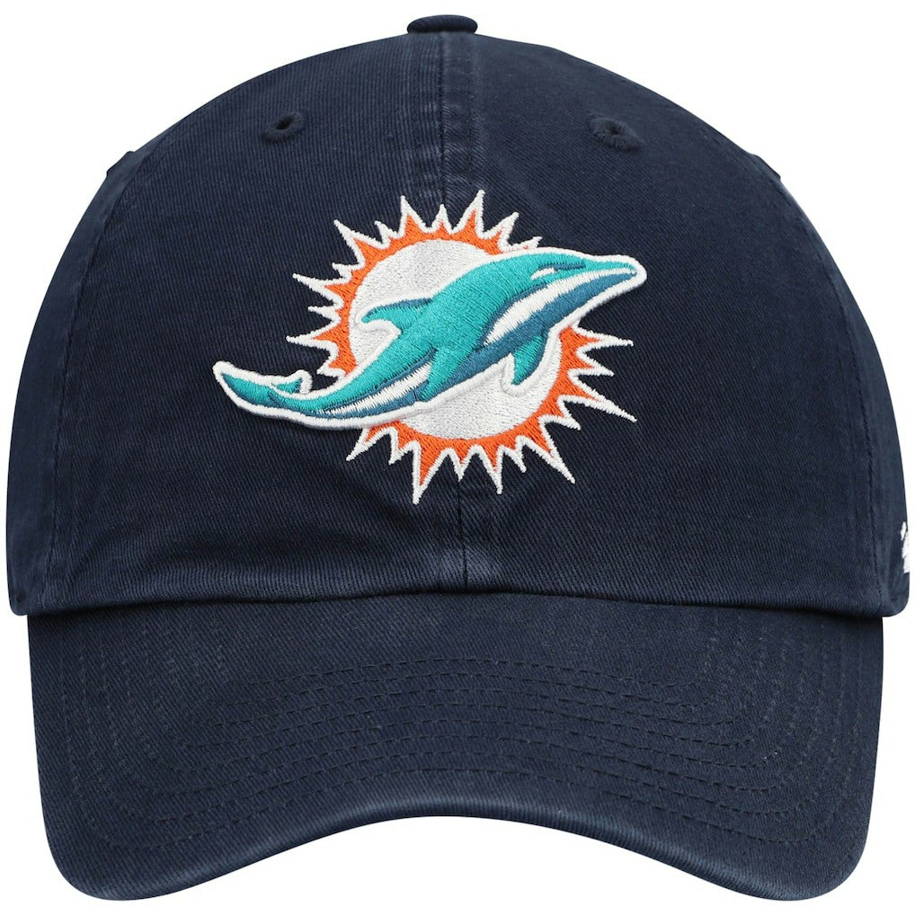 Miami Dolphins '47 Clean Up Alternate Adjustable Hat Navy - 47 brand
