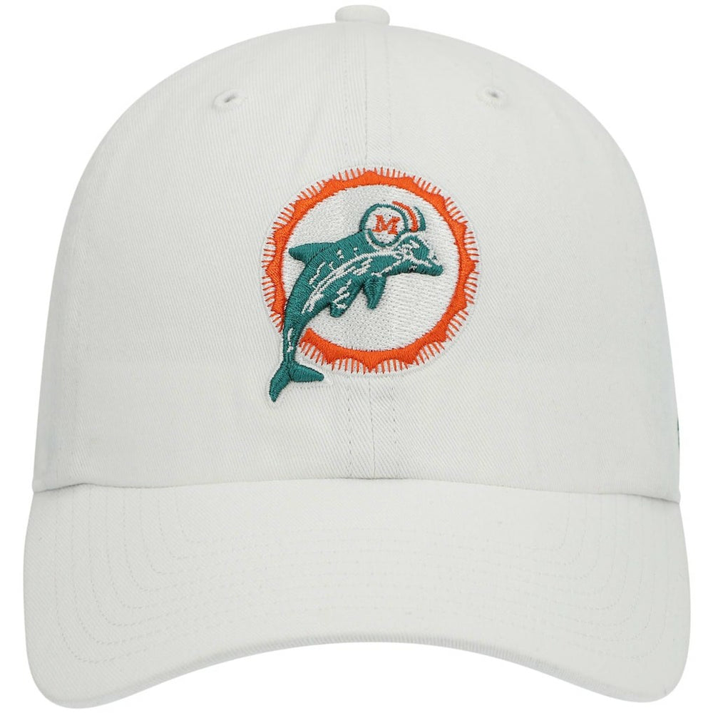 Miami Dolphins '47 Clean Up Adjustable Hat White - 47 brand