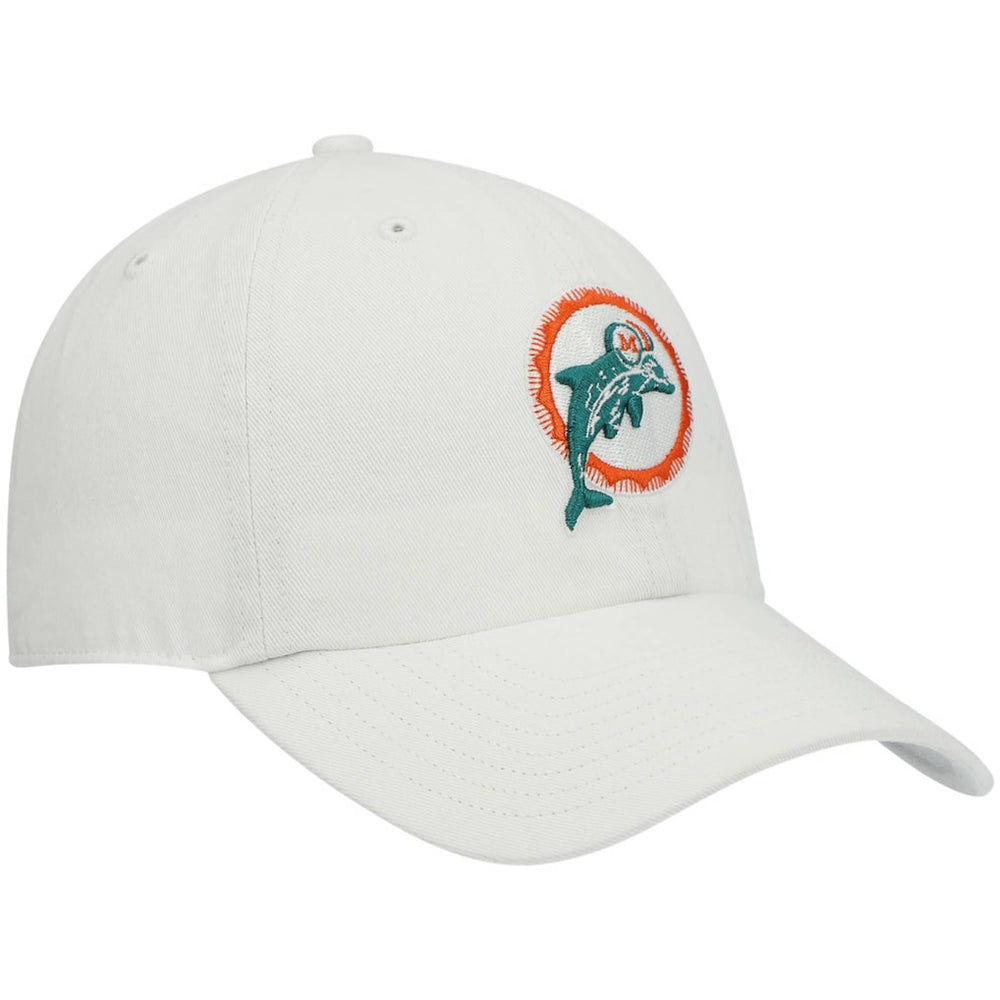 Miami Dolphins '47 Clean Up Adjustable Hat White - 47 brand