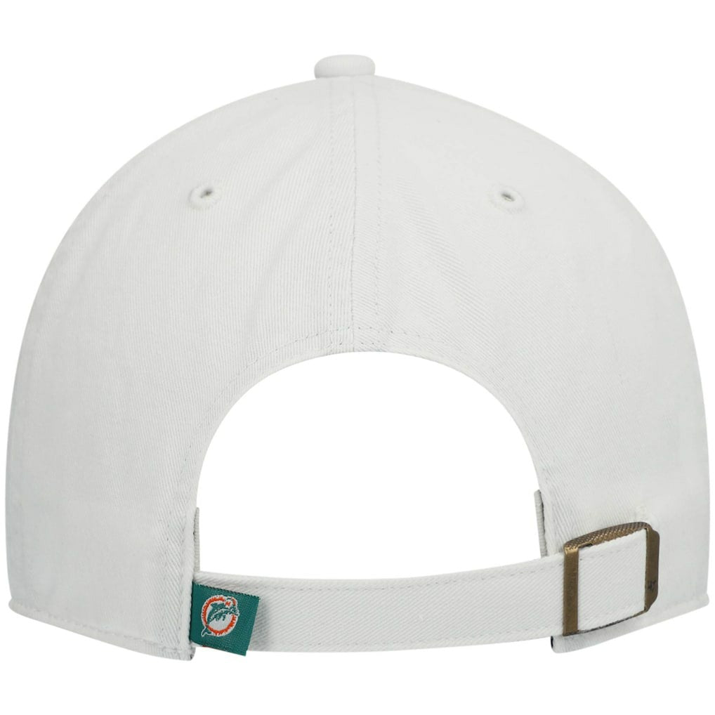 Miami Dolphins '47 Clean Up Adjustable Hat White - 47 brand