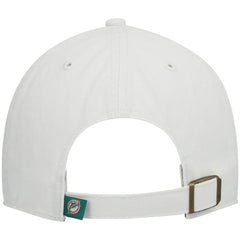 Miami Dolphins '47 Clean Up Adjustable Hat White - 47 brand