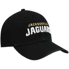 Jacksonville Jaguars '47 Clean Up Script Adjustable Hat Black - 47 brand