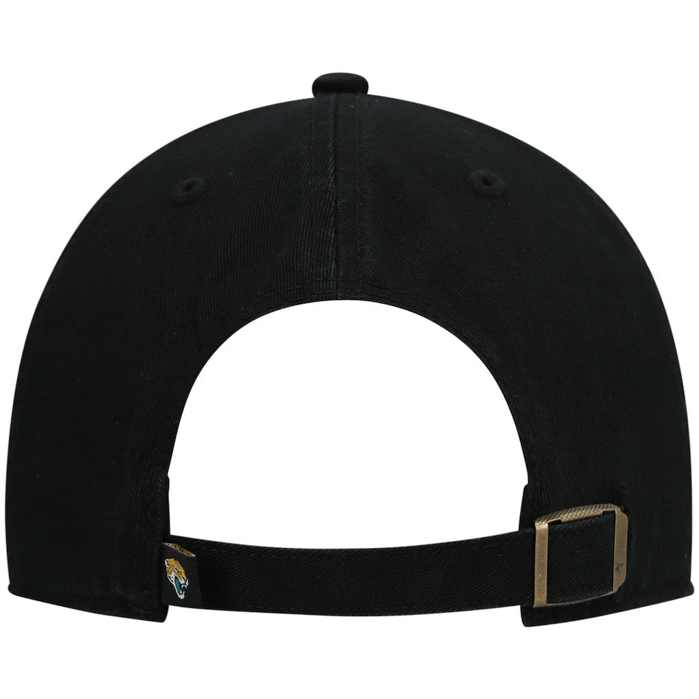 Jacksonville Jaguars '47 Clean Up Script Adjustable Hat Black - 47 brand