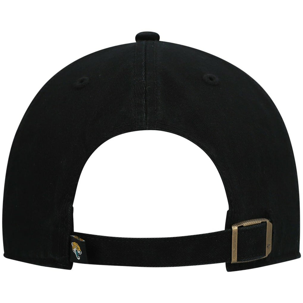 Jacksonville Jaguars '47 Clean Up Script Adjustable Hat Black - 47 brand