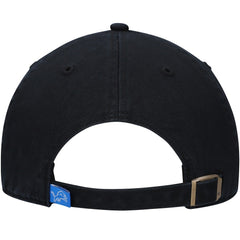 Detroit Lions '47 Clean Up Script Adjustable Hat Black - 47 brand