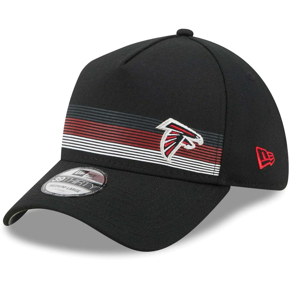 Atlanta Falcons New Era Flawless Stripe 39THIRTY Flex Hat Black - NFL