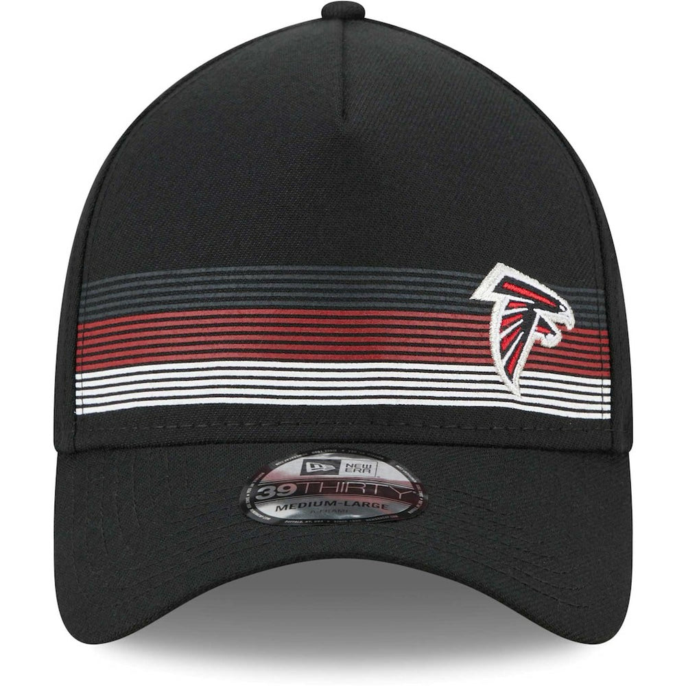 Atlanta Falcons New Era Flawless Stripe 39THIRTY Flex Hat Black - NFL