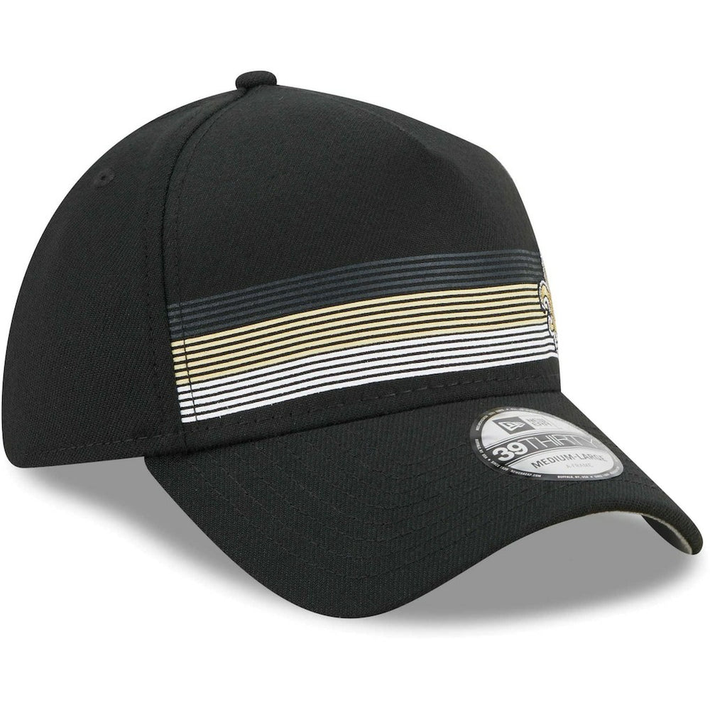 New Orleans Saints New Era Flawless Stripe 39THIRTY Flex Hat Black - NFL