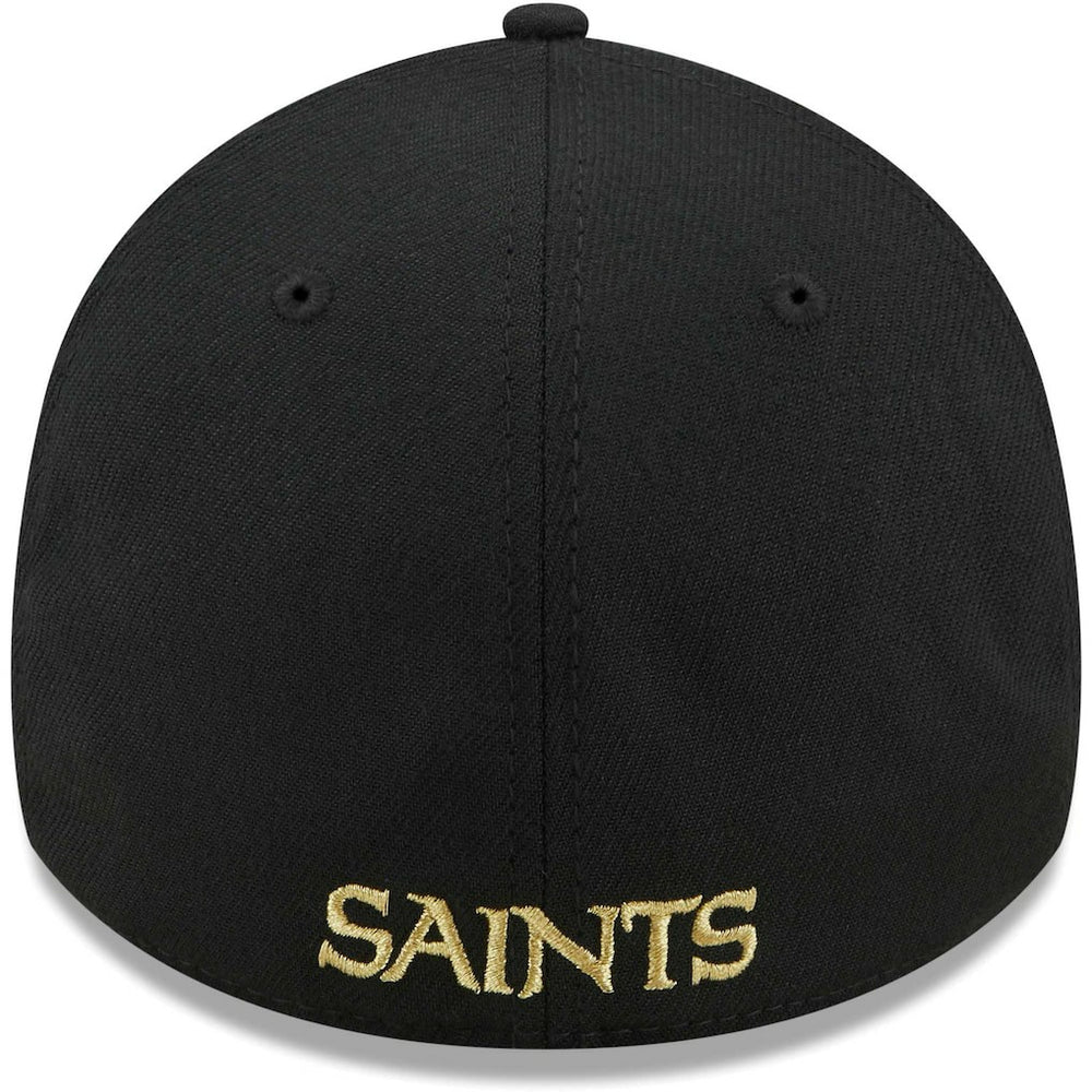 New Orleans Saints New Era Flawless Stripe 39THIRTY Flex Hat Black - NFL