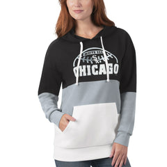 Chicago White Sox G-III Sports by Carl Banks Women's Block and Tackle Colorblock Pullover Hoodie Online