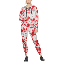 Washington Nationals DKNY Sport Women's Dakota Tie-Dye Half-Zip Hoodie for sale