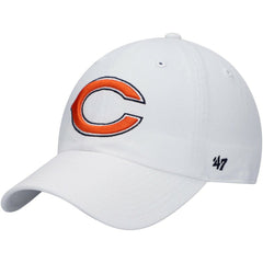 Chicago Bears '47 Logo Clean Up Adjustable Hat White - 47 brand
