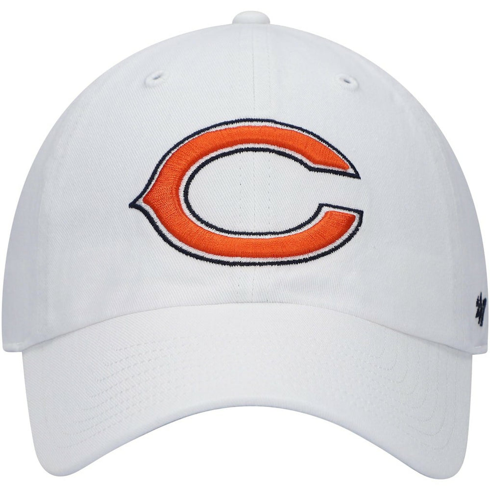 Chicago Bears '47 Logo Clean Up Adjustable Hat White - 47 brand
