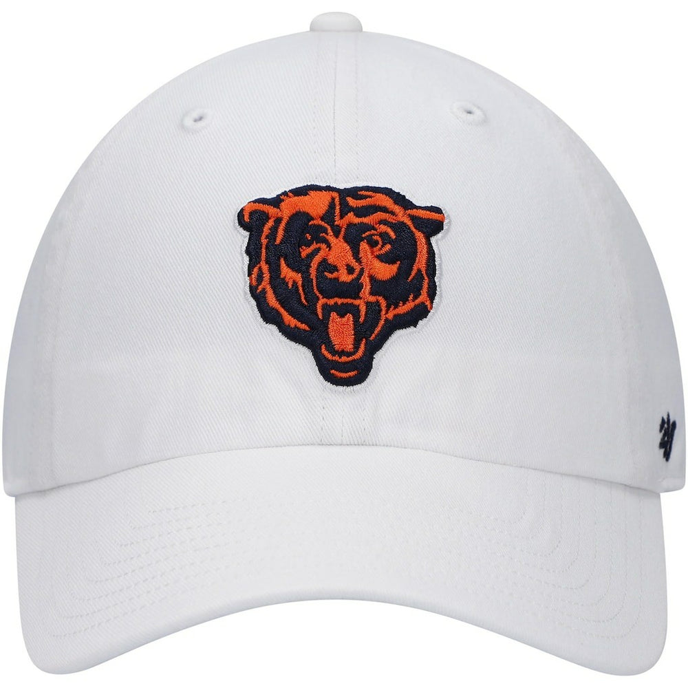 Chicago Bears '47 Team Clean Up Adjustable Hat White - 47 brand
