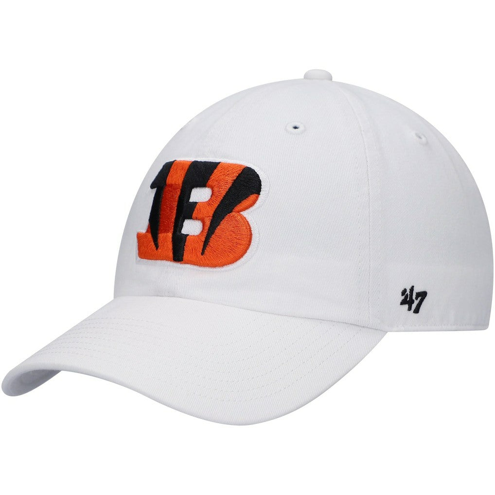 Cincinnati Bengals '47 Clean Up Adjustable Hat White - 47 brand