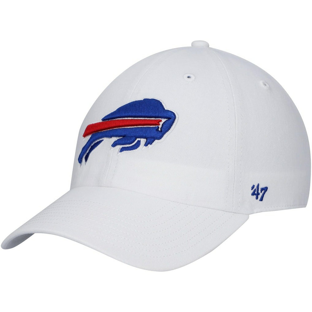 Buffalo Bills '47 Logo Clean Up Adjustable Hat White - 47 brand