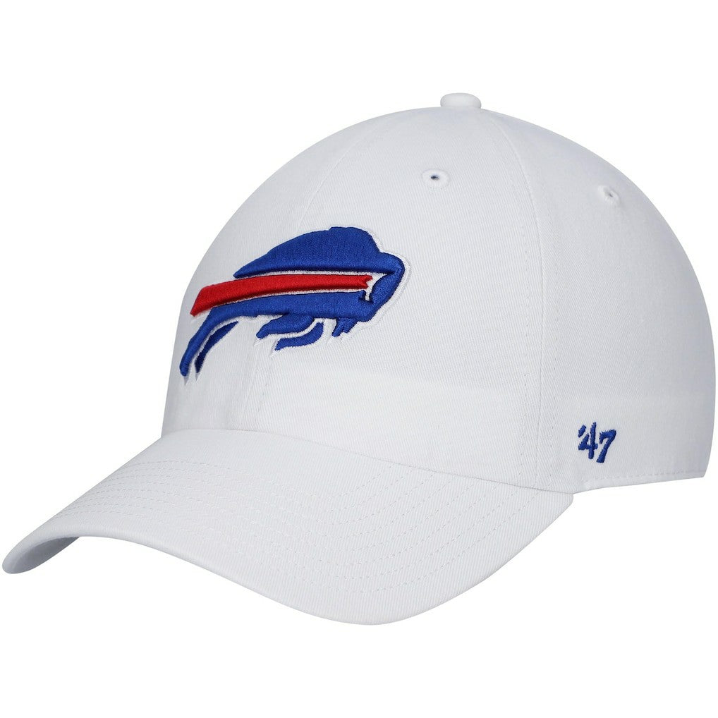 Buffalo Bills '47 Logo Clean Up Adjustable Hat White - 47 brand