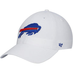 Buffalo Bills '47 Logo Clean Up Adjustable Hat White - 47 brand