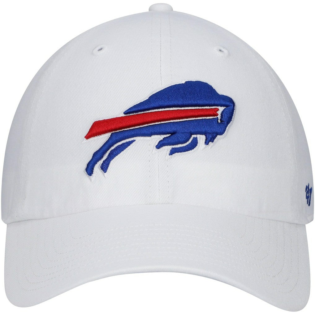 Buffalo Bills '47 Logo Clean Up Adjustable Hat White - 47 brand