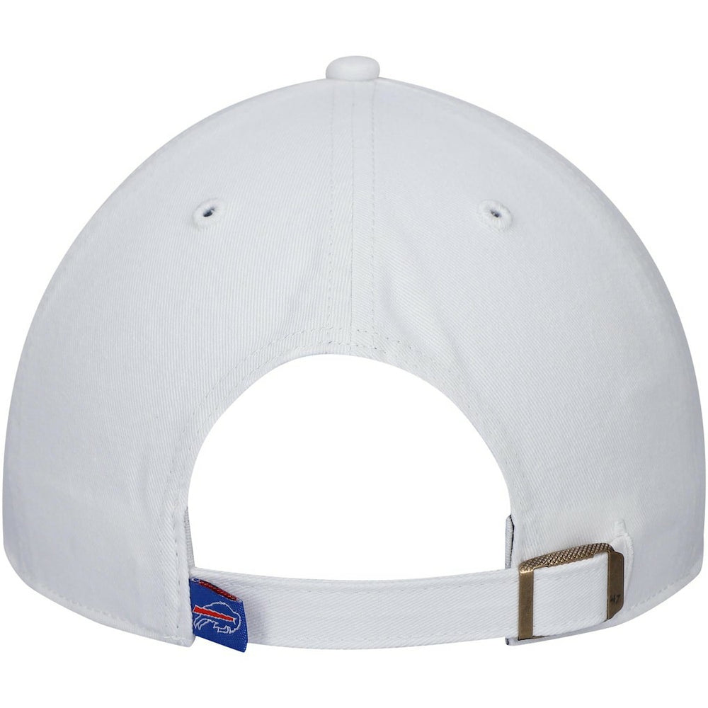 Buffalo Bills '47 Logo Clean Up Adjustable Hat White - 47 brand