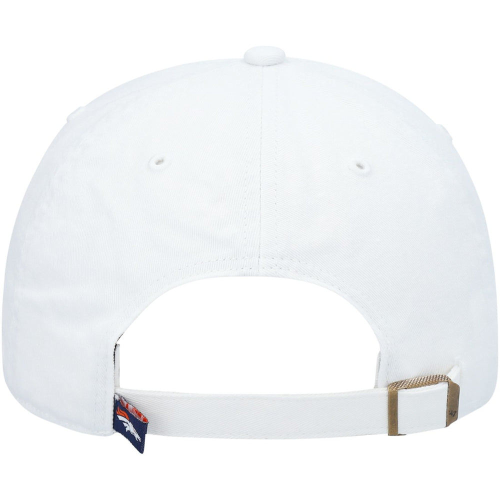 Denver Broncos '47 Clean Up Adjustable Hat White - 47 brand