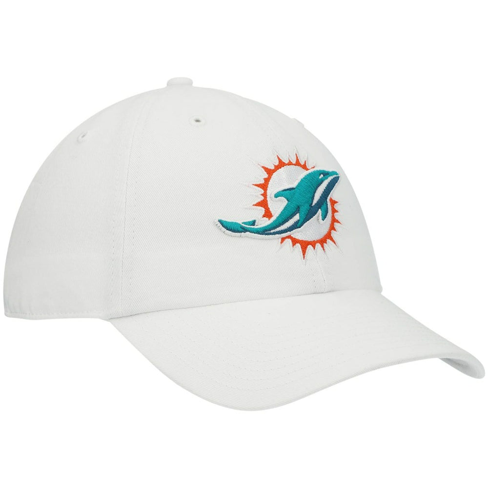 Miami Dolphins '47 Clean Up Adjustable Hat White - 47 brand