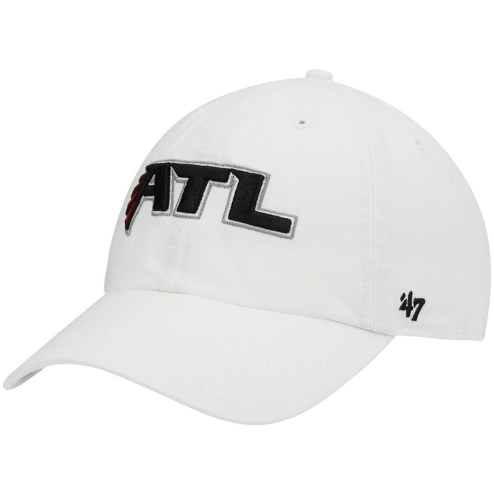 Atlanta Falcons '47 Clean Up Adjustable Hat White - 47 brand