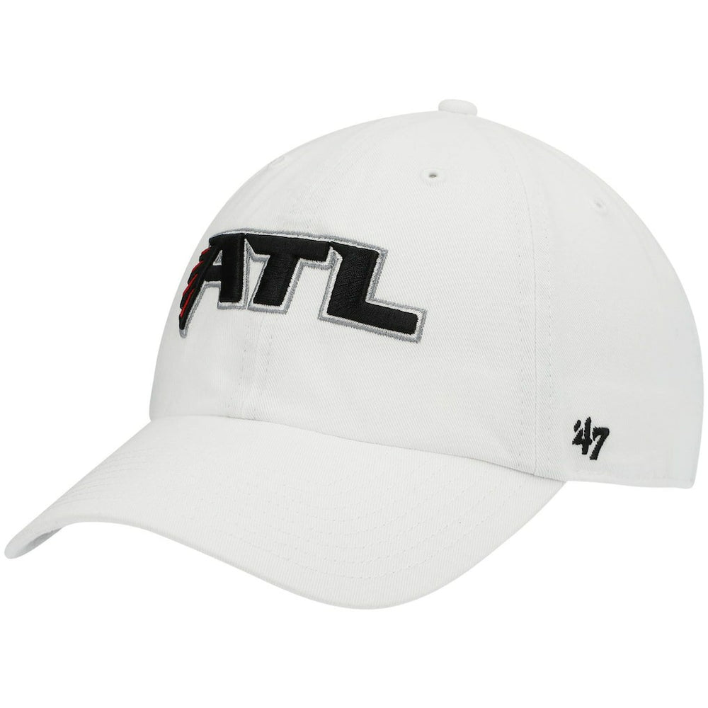 Atlanta Falcons '47 Clean Up Adjustable Hat White - 47 brand