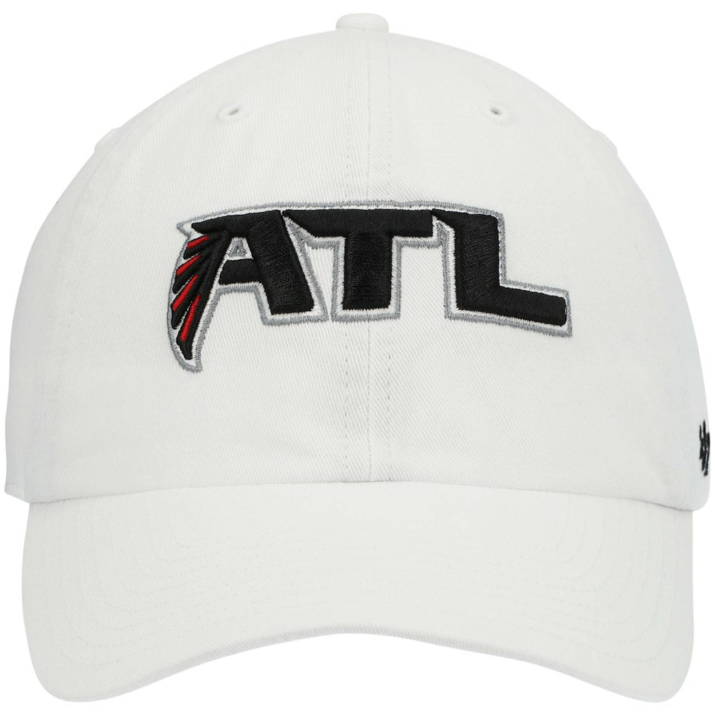 Atlanta Falcons '47 Clean Up Adjustable Hat White - 47 brand