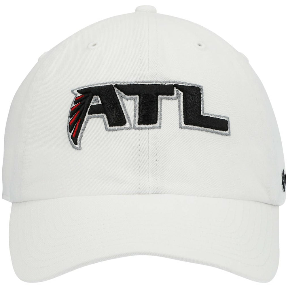 Atlanta Falcons '47 Clean Up Adjustable Hat White - 47 brand