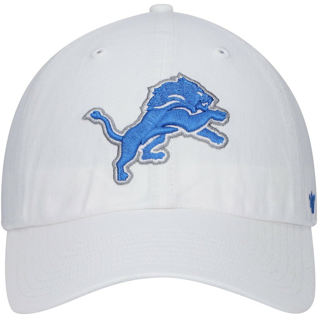 Detroit Lions '47 Clean Up Adjustable Hat White - 47 brand