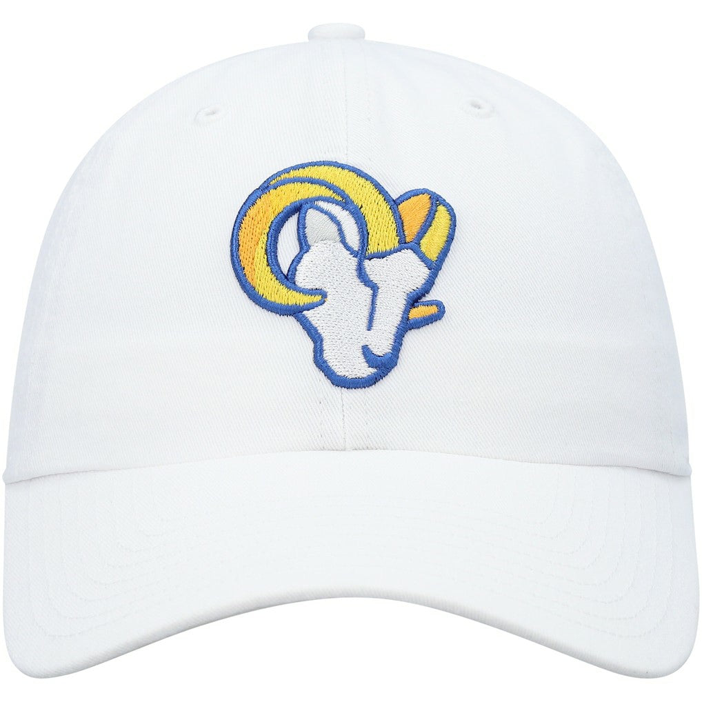Los Angeles Rams '47 Logo Clean Up Adjustable Hat White - 47 brand