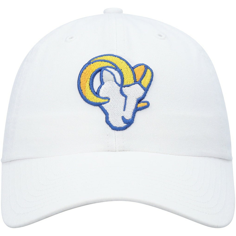 Los Angeles Rams '47 Logo Clean Up Adjustable Hat White - 47 brand