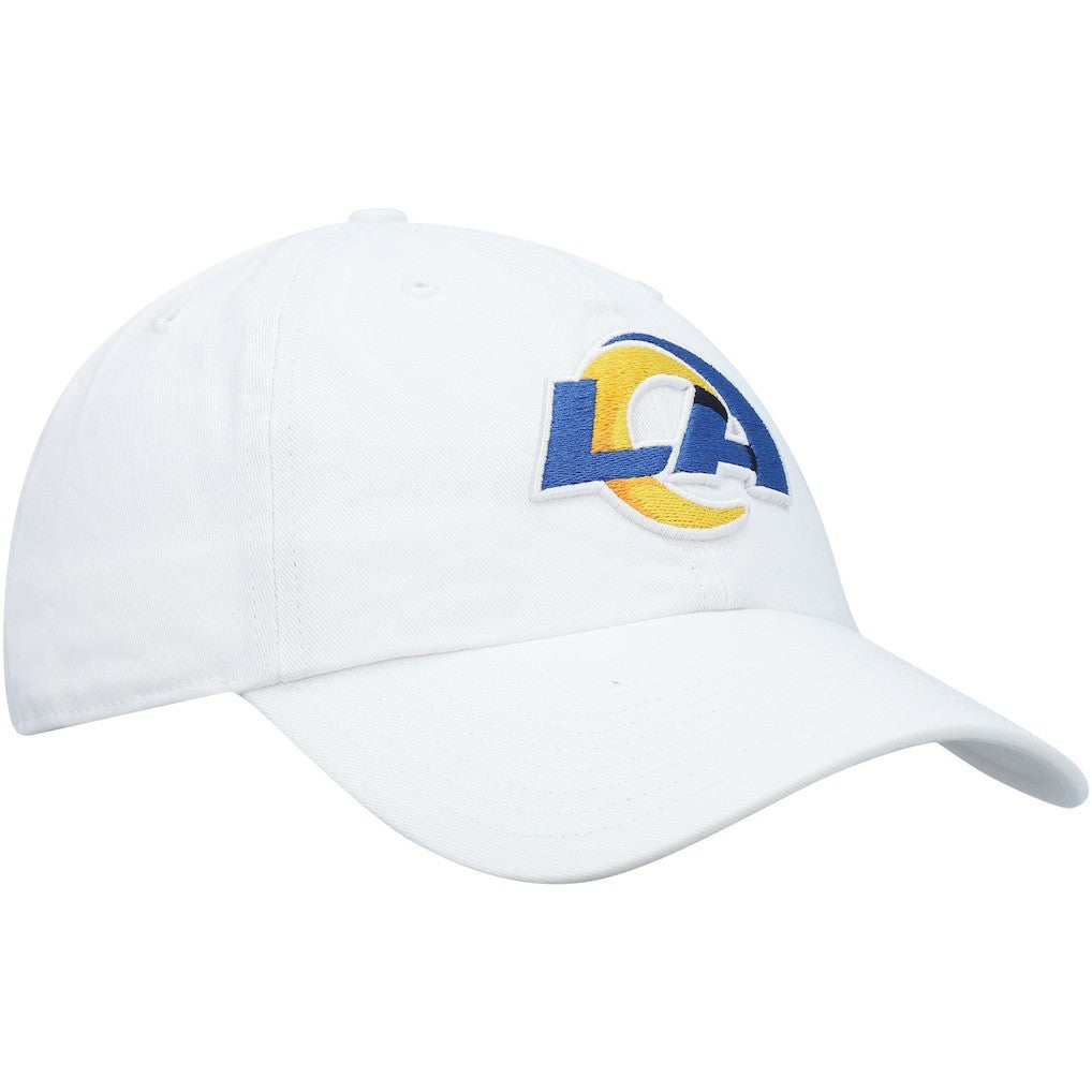 Los Angeles Rams '47 Logo Clean Up Adjustable Hat White - 47 brand